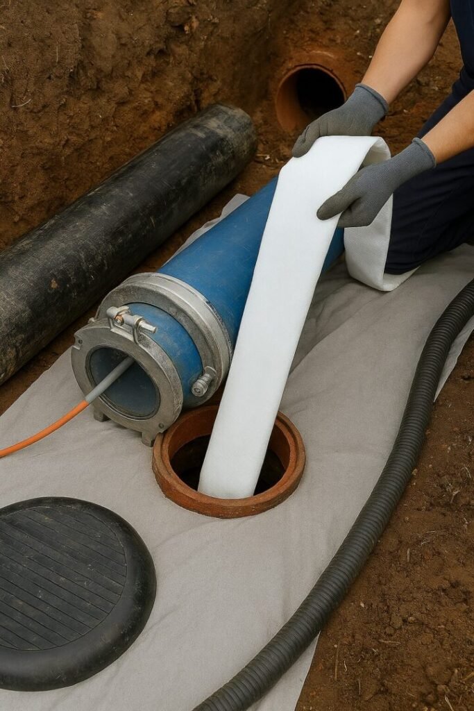 Assainissement Cergy – Chemisage de canalisation sans tranchée