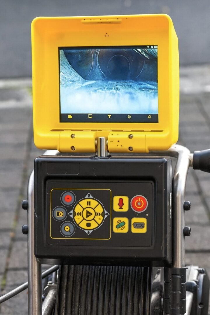 Caméra d’inspection vidéo pour canalisations avec écran de contrôle