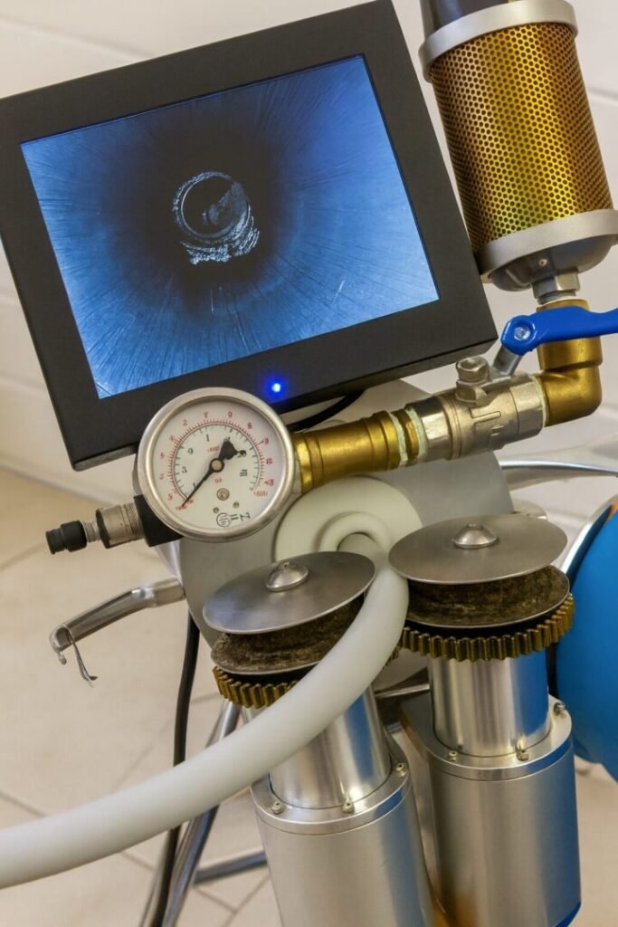 Équipement professionnel de chemisage pour réparation de canalisation dans le Val-d’Oise (95)