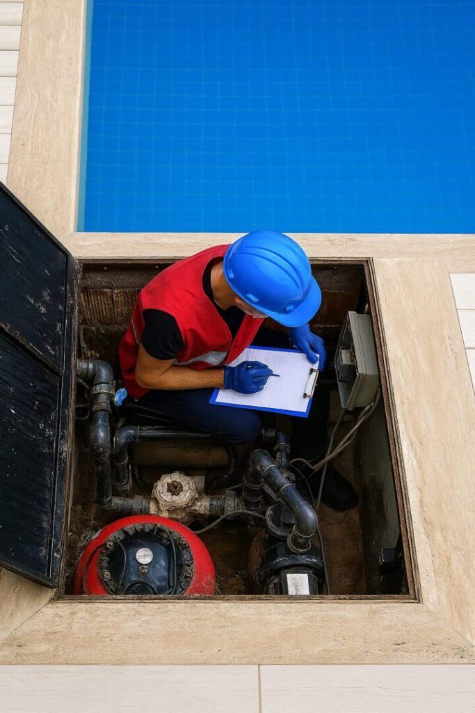 Assainissement Cergy – Pompe de relevage en maintenance