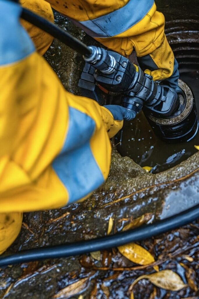 Technicien en intervention pour le dépannage d’une pompe de relevage Val-d'Oise, installation et entretien professionnel.