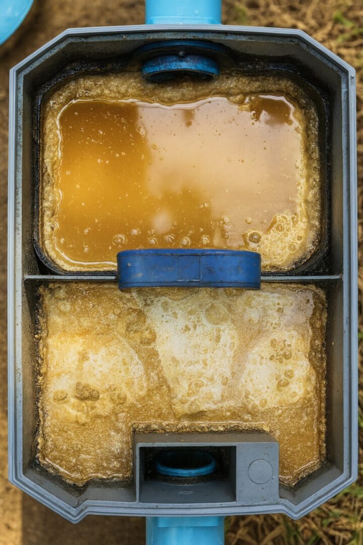 vidange bac à graisse val-d'oise – séparateur extérieur rempli de graisse