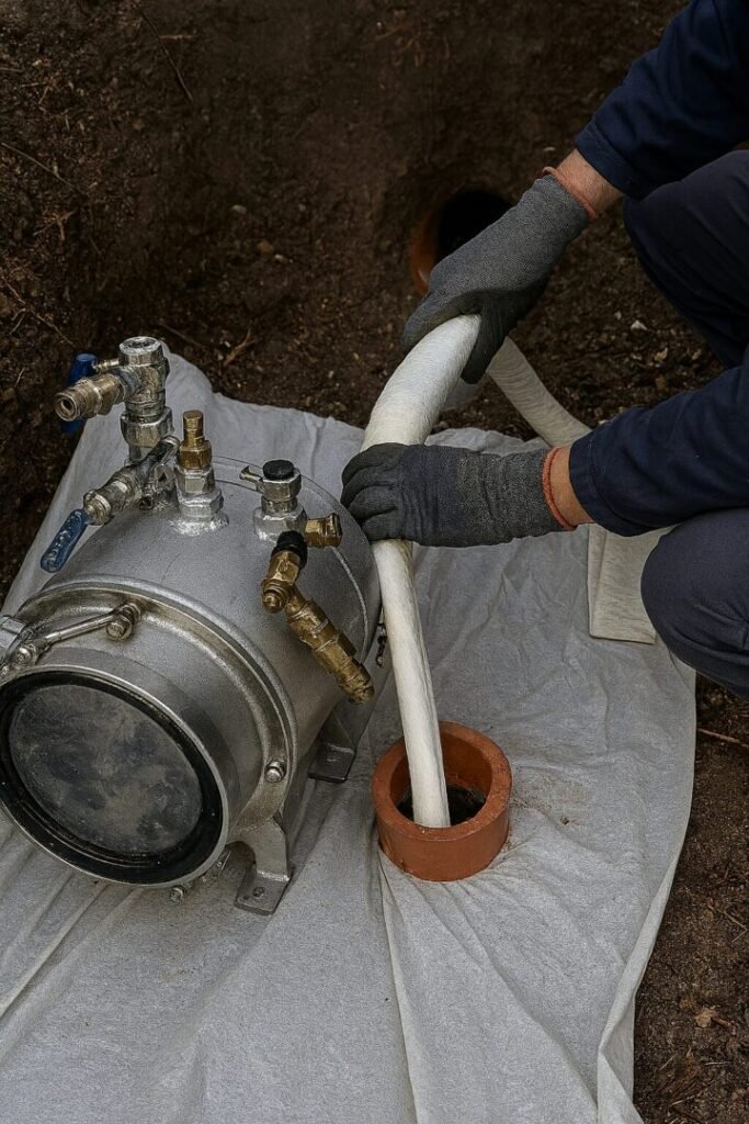 Chemisage canalisation à Bezons – Réparation sans tranchée pour réhabiliter les conduites fissurées.