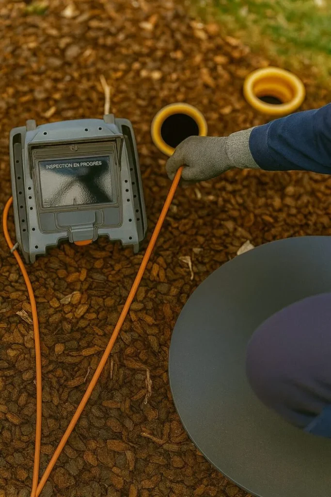 Inspection caméra canalisation à Champagne-sur-Oise – Diagnostic précis sans casse