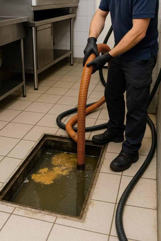 Vidange bac à graisse Auvers-sur-Oise – Nettoyage et entretien conformes 95
