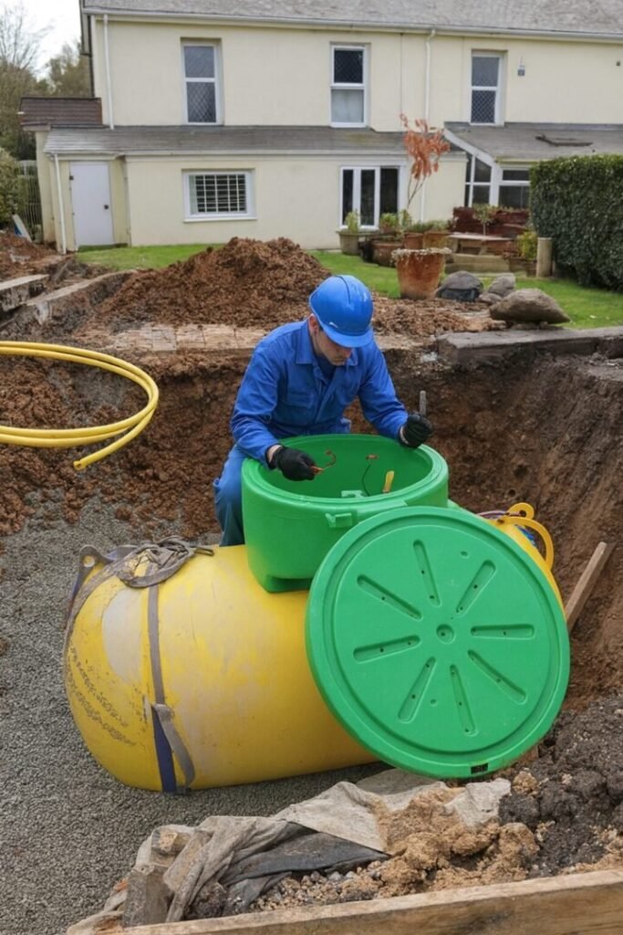 Pompage fosse septique à Ezanville avec camion hydrocureur