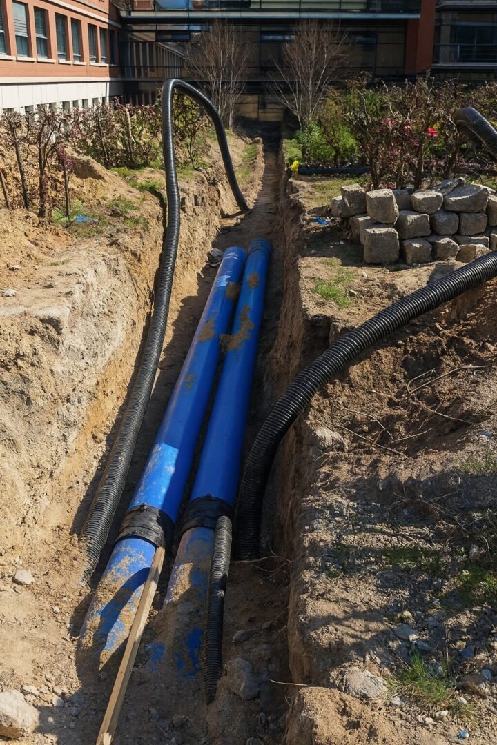 Raccordement à l’égout Nesles-la-Vallée – Travaux assainissement conformes